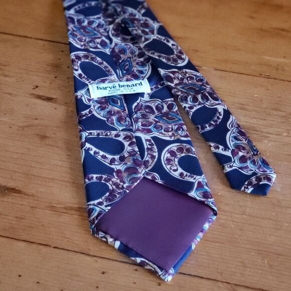 Men's Harve Benard Silk Tie Made in USA - Picture 4 of 5